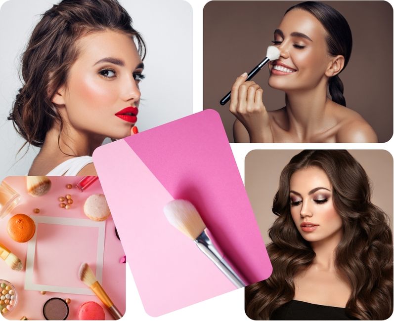 Make up images for starting a ecommerce make up business